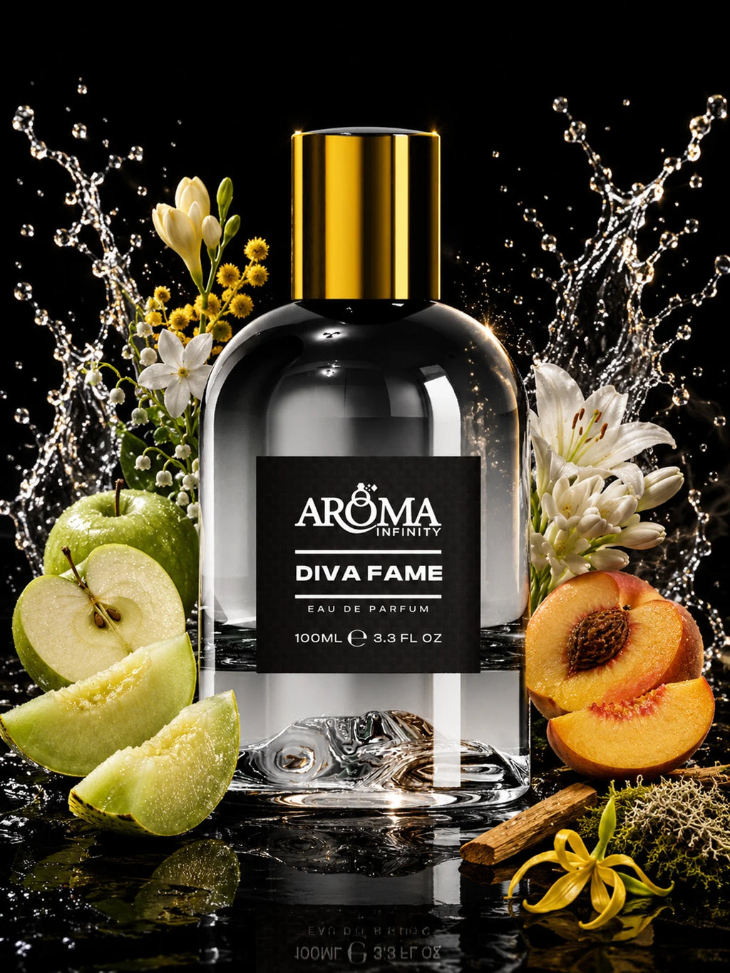 Infinity Aroma Diva Fame perfume campaign