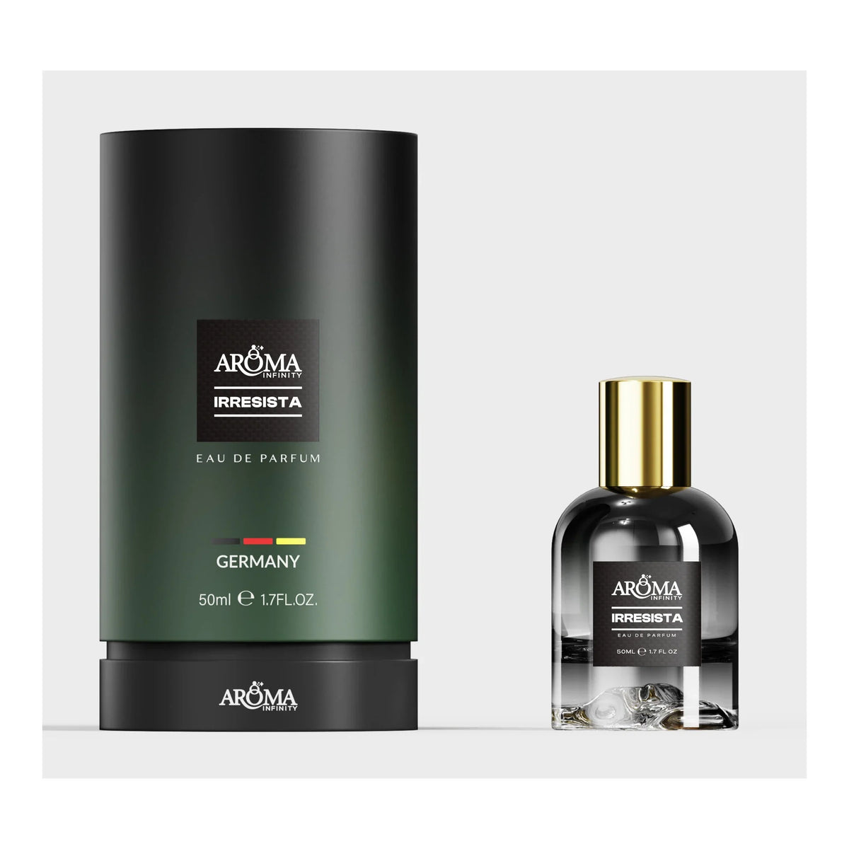 Infinity Aroma Irresista 50ml perfume bottle with presentation tube