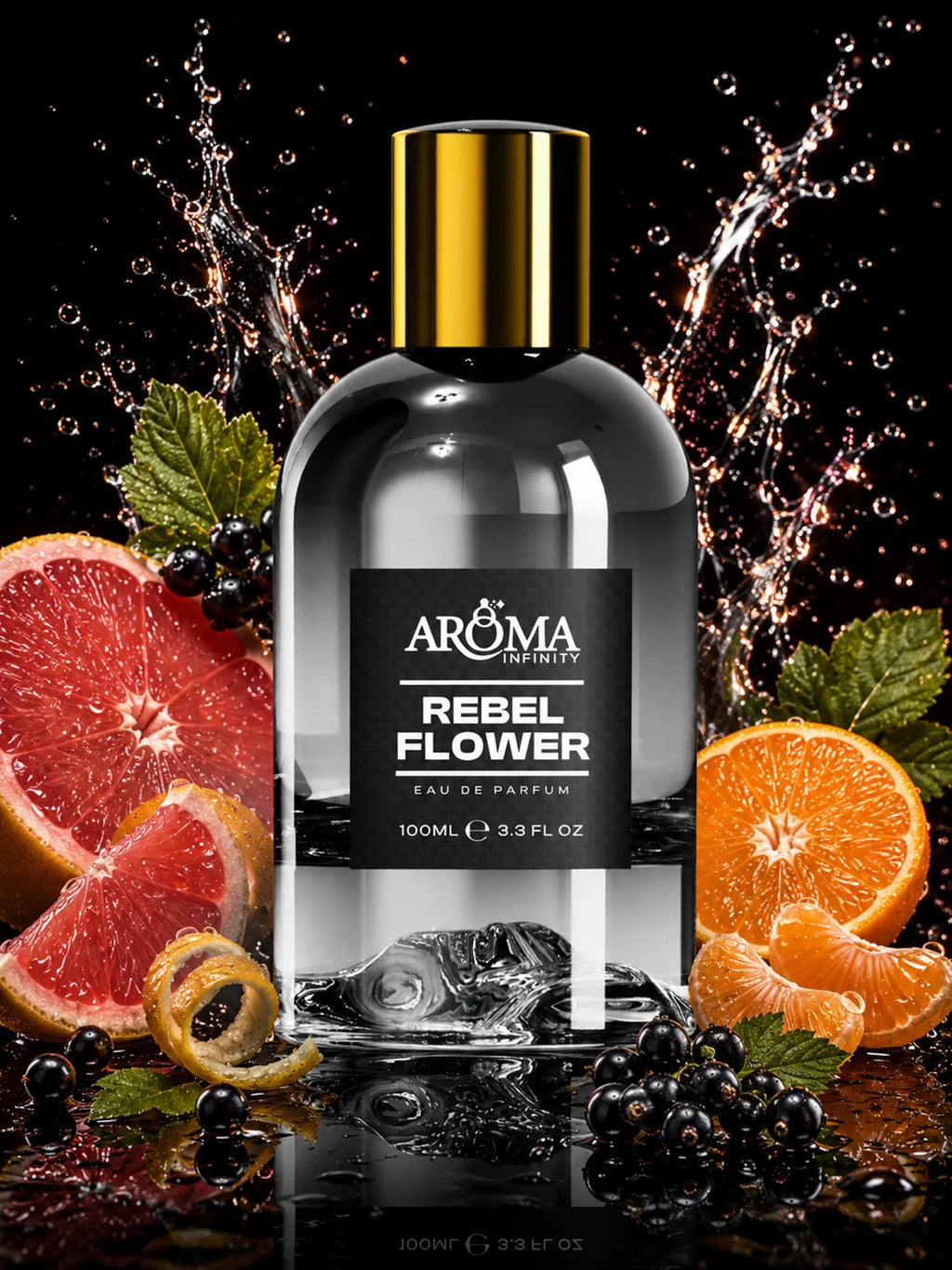 Infinity Aroma Rebel Flower perfume campaign