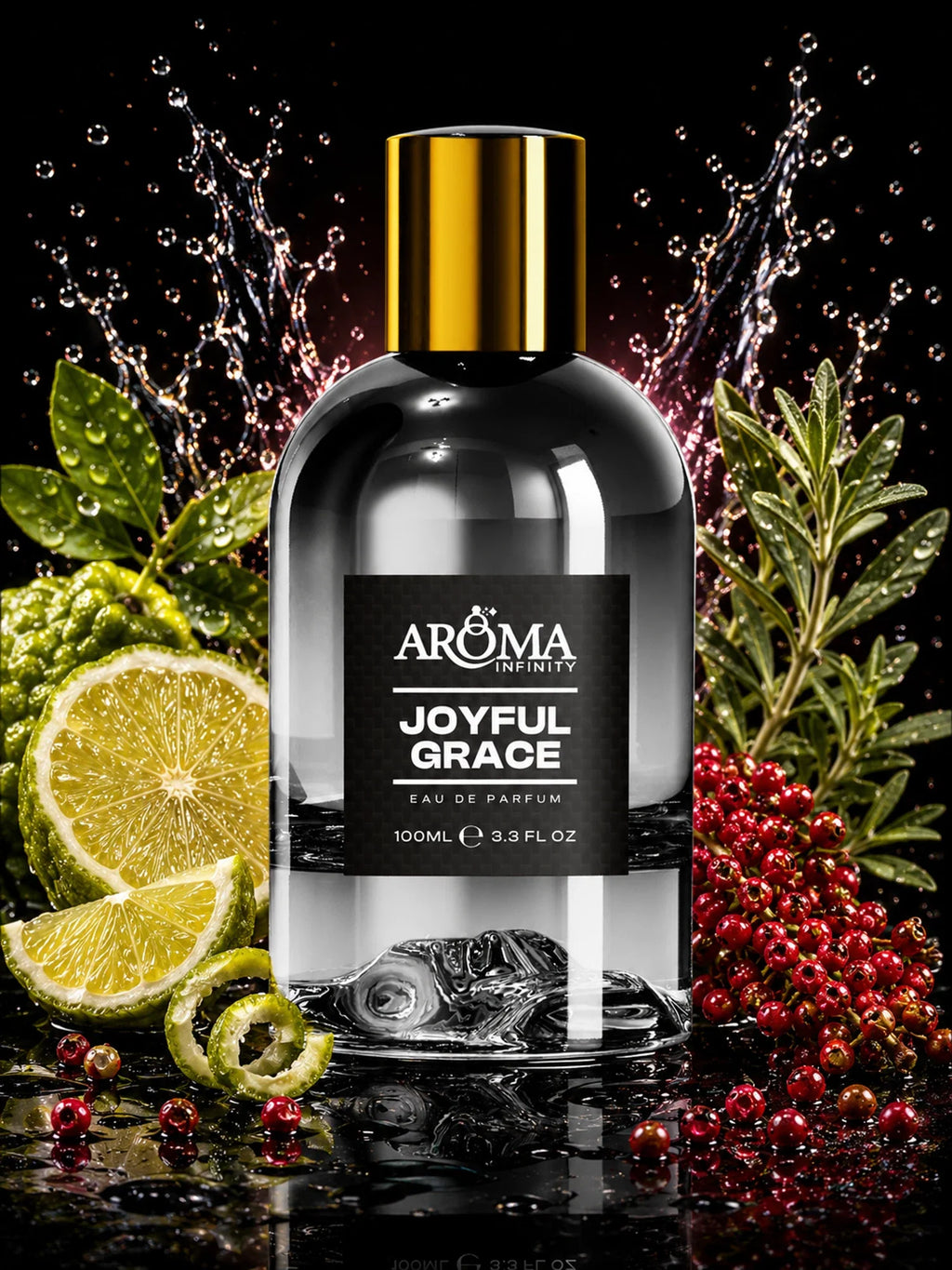 Infinity Aroma Joyful Grace perfume campaign