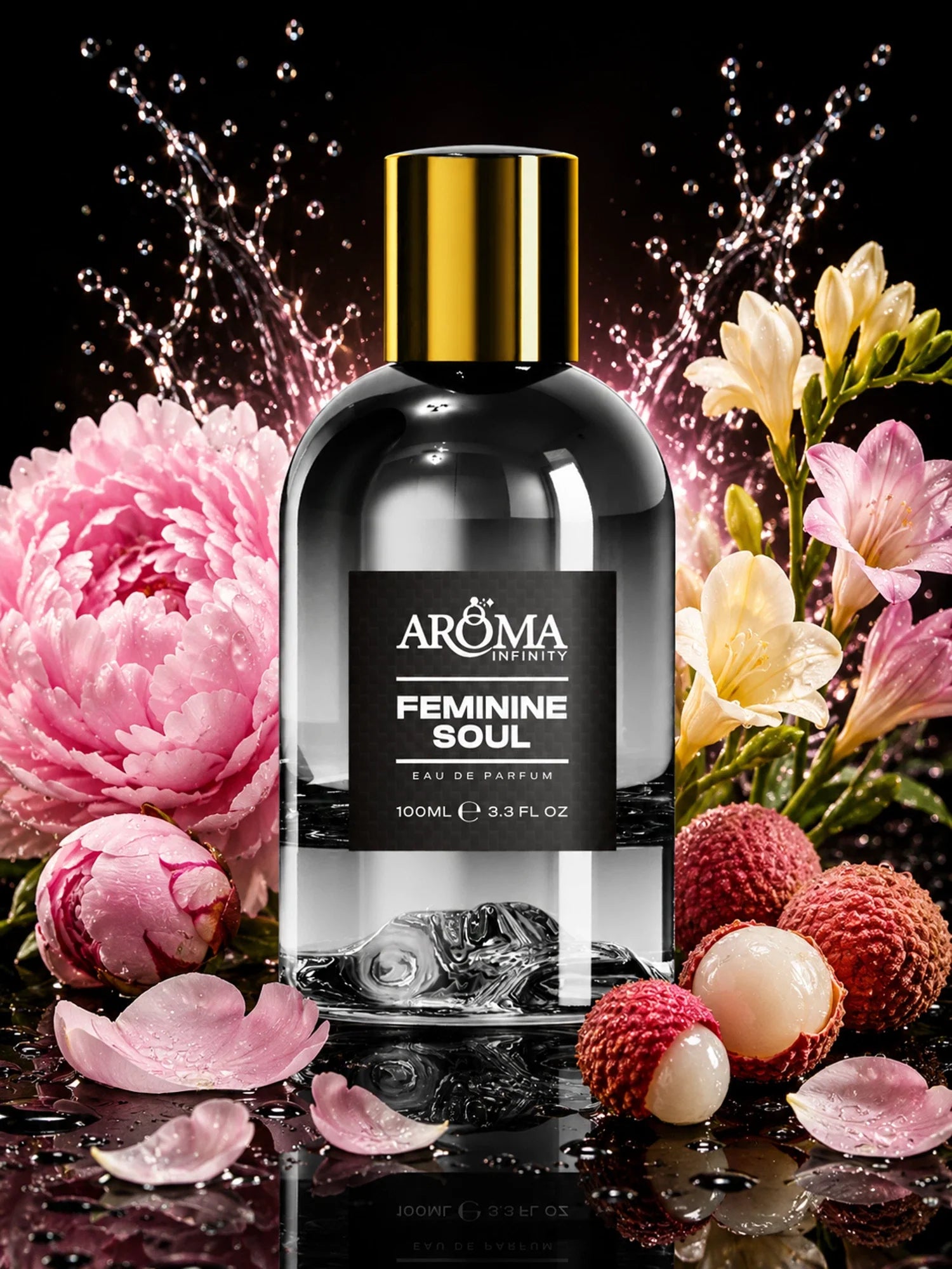 Infinity Aroma Feminine Soul perfume campaign
