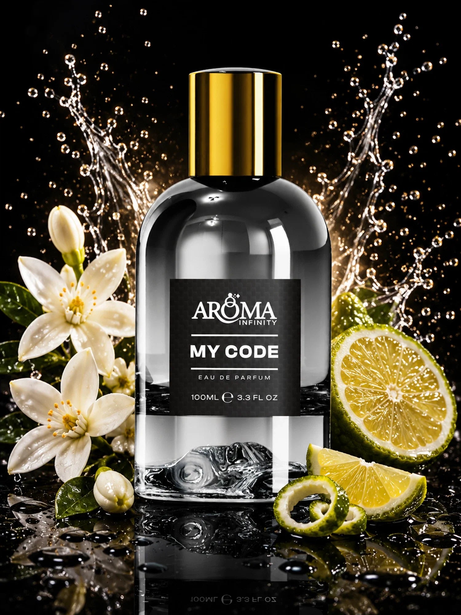 Infinity Aroma My Code perfume campaign